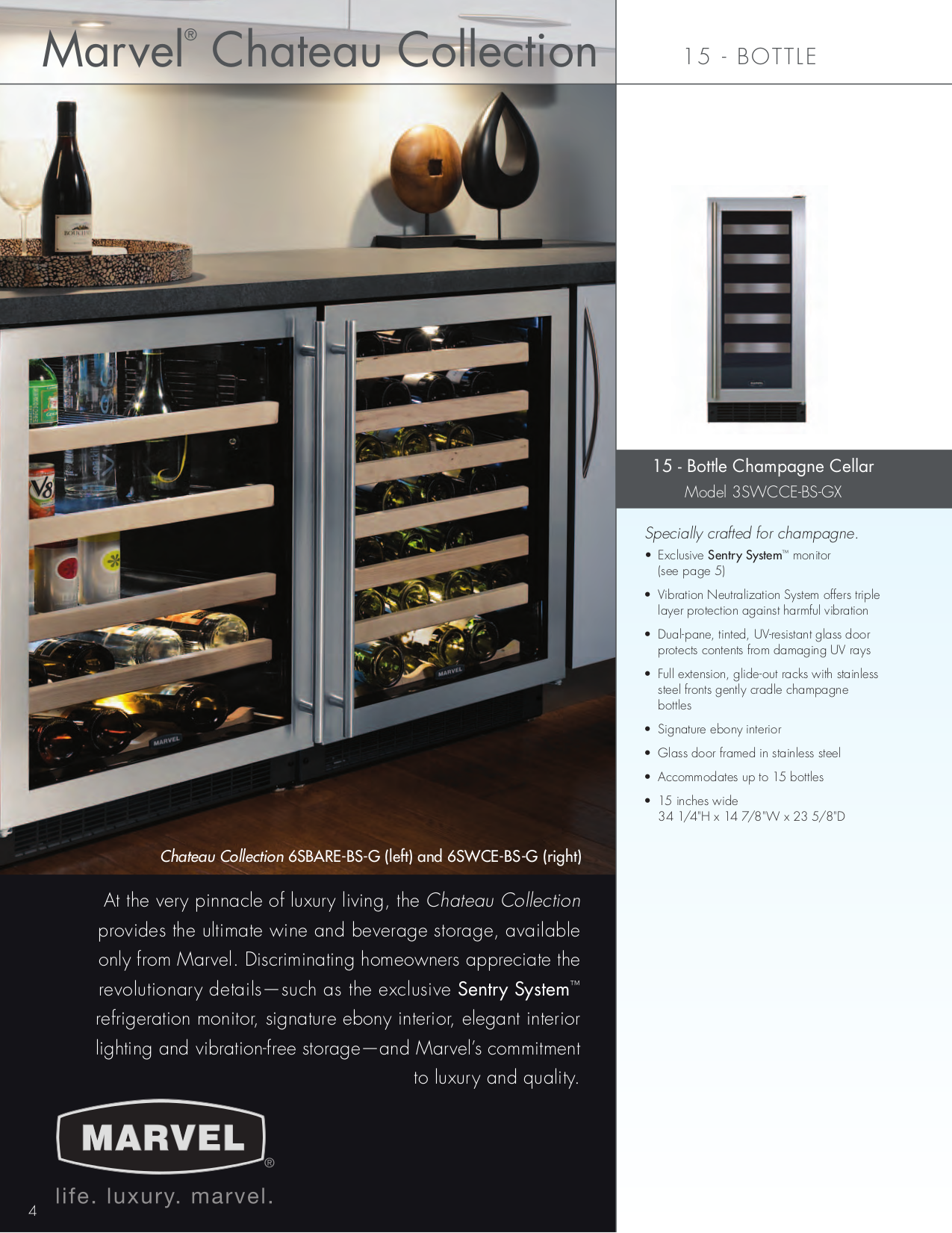 PDF manual for Marvel Refrigerator 61ARBSF